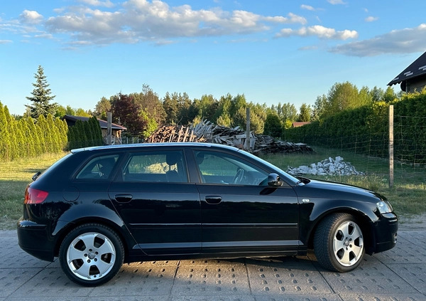 Audi A3 cena 19999 przebieg: 212149, rok produkcji 2007 z Czersk małe 497